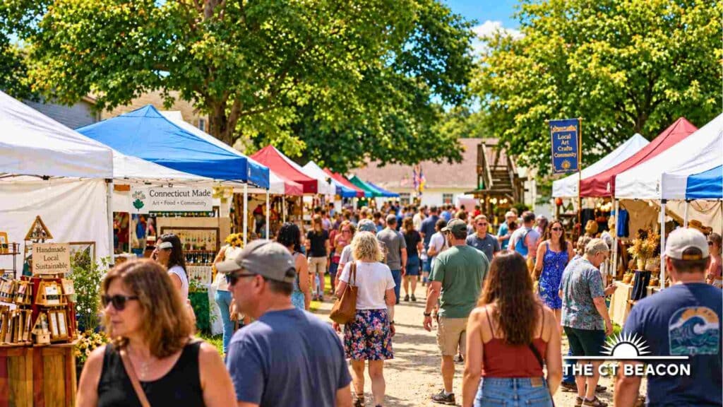 Olde Mistick Village Garlic Festival