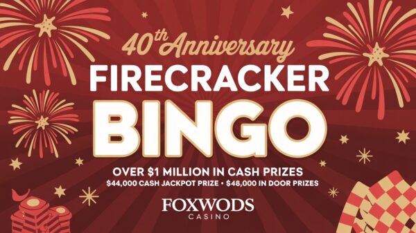 40th Anniversary Firecracker Bingo