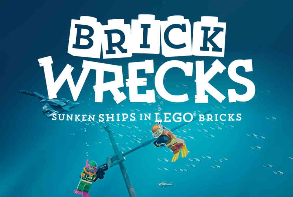 Brickwrecks Sunked Ships in Lego Bricks