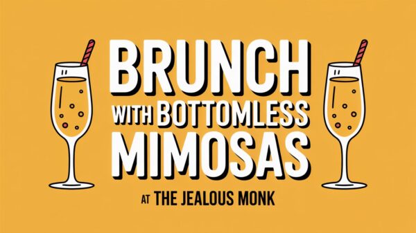 Brunch with Bottomless Mimosas at the Jealous Monk
