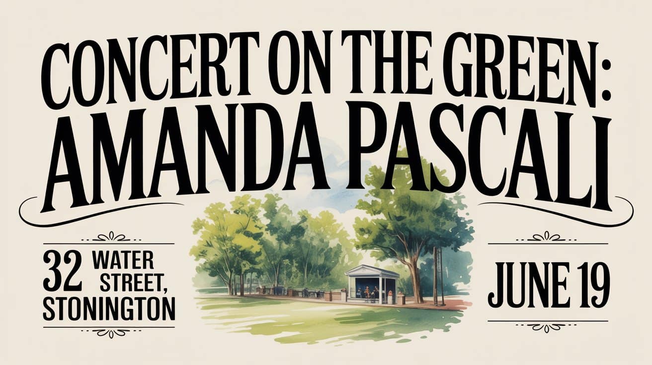 Concert on the Green Amanda Pascali June 19