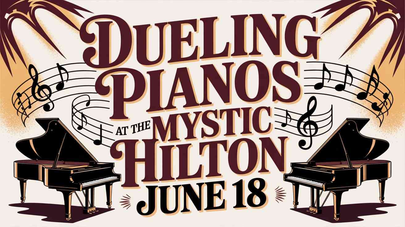 Dueling Pianos at the Mystic Hilton June 18