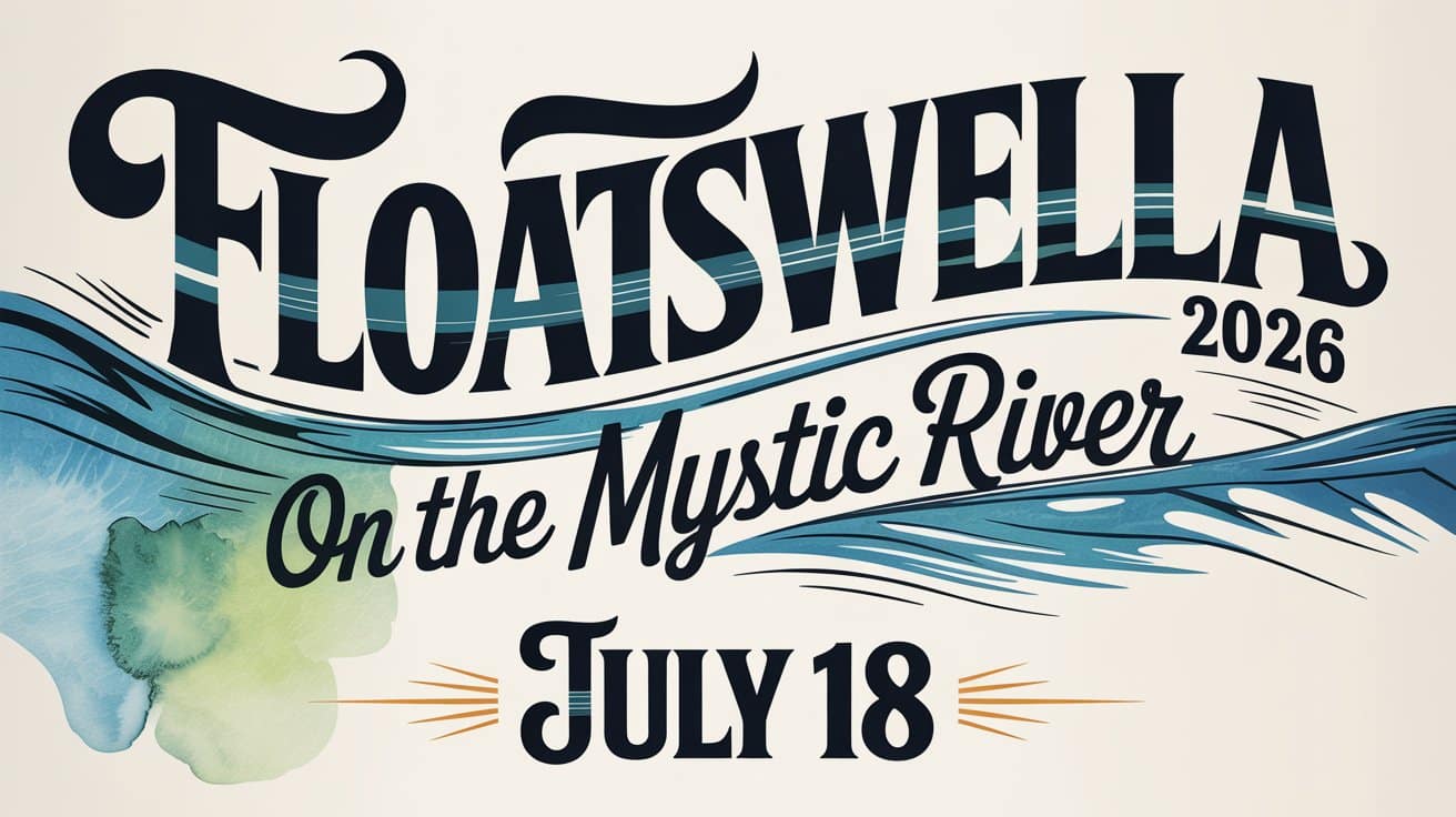 FloatSwella 2026 on the Mystic River July 18