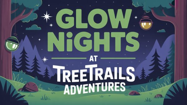 Glow Nights at TreeTrails Adventures