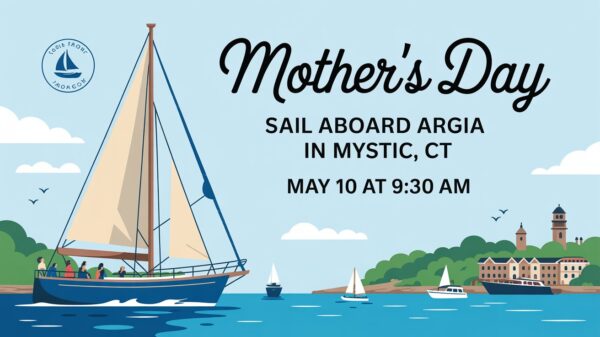 Mothers Day Sail Aboard the Argia in Mystic