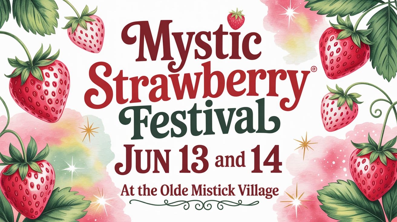 Mystic Strawberry Festival at the Olde Mistick Village June 13 and 14