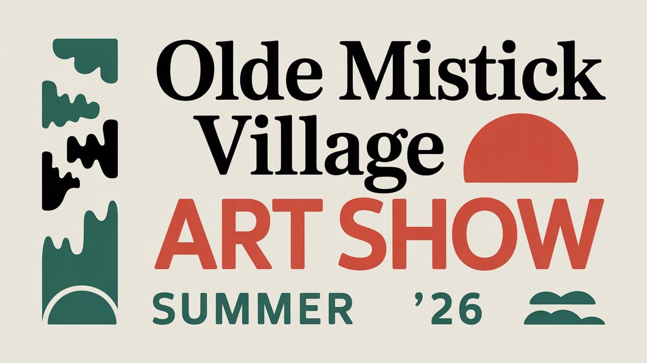 Olde Mistick Village Art Show Summer 26