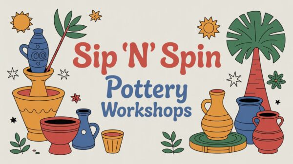 Sip n Spin Pottery Workshops