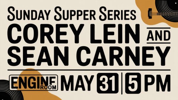 Sunday Supper Series Corey Lein and Sean Carney Engine Room May 31