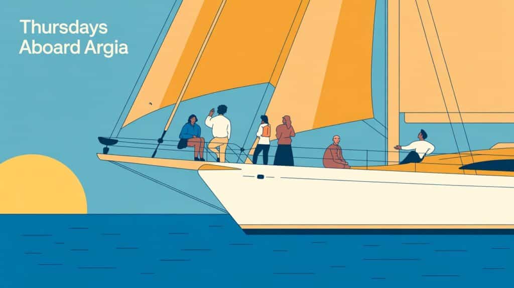 Thursdays Aboard Argia