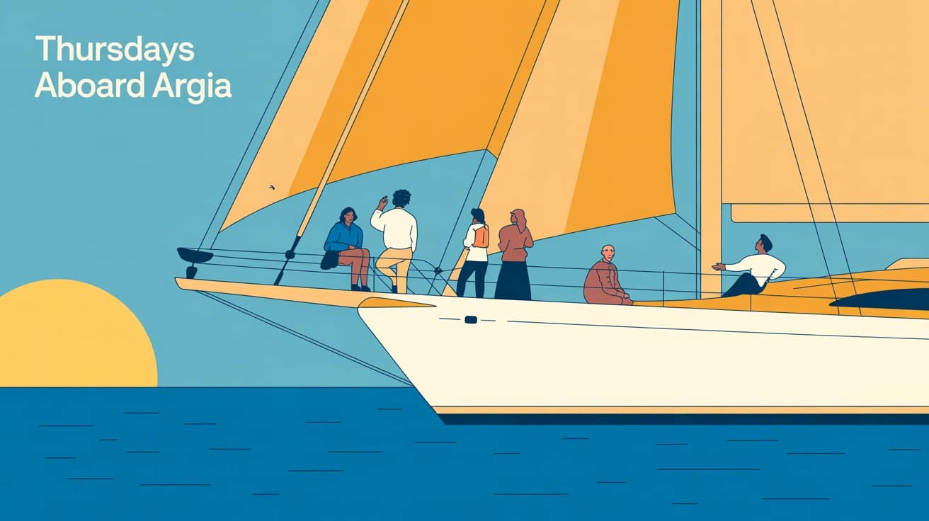 Thursdays Aboard Argia