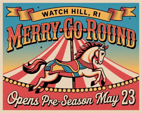 Watch Hill RI Merry-Go-Round opens pre-season May 23