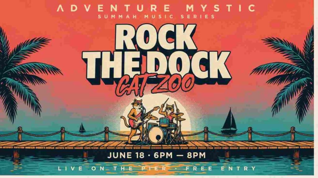 Adventure Mystic Summah Music Series Rock the Dock with 2 Cat Zoo