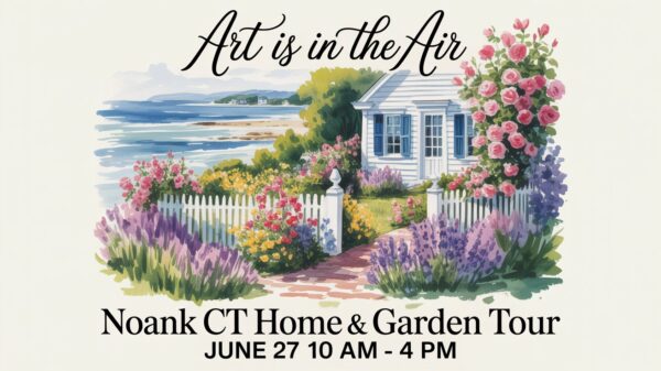 Art is in the Air Noank CT Home and Garden Tour June 27 10 am to 4 pm