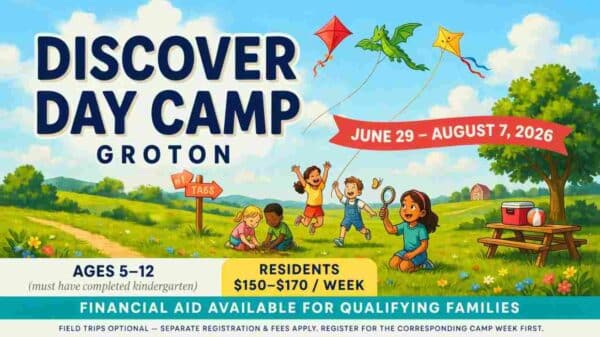 Discover Day Camp Groton June 29 - August 7 8am - 4pm