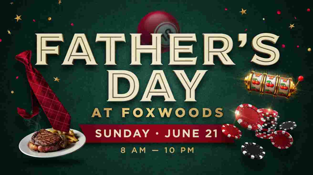 Fathers Day at Foxwoods Sunday June 21 8am - 10pm