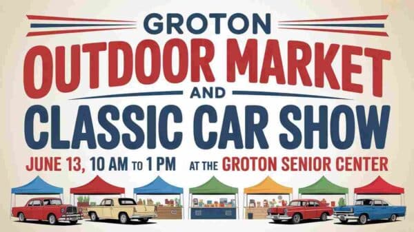 Groton Outdoor Market and Classic Car Show June 13 10am to 1pm