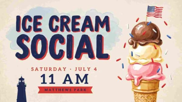 Ice Cream Social in the Stonington Borough Saturday July 4 11am in Matthews Park