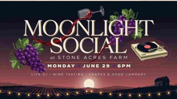 Moonlight Social at Stone Acres Farm Monday June 29 6pm