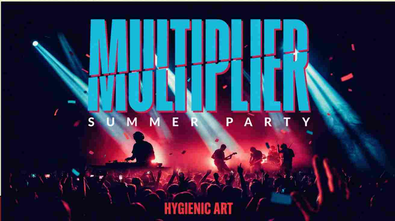 Multiplier Summer Party at Hygenic Art Satuday June 20