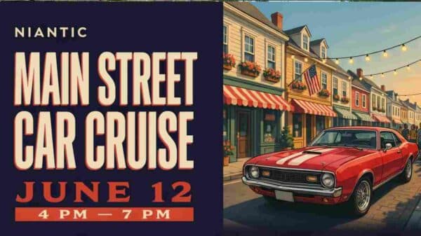 Niantic Main Street Car Cruise June 12 4pm to 7pm
