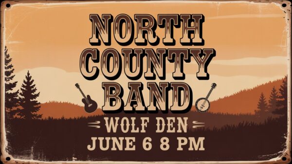 North County Band at Wolf Den June 6 8 pm