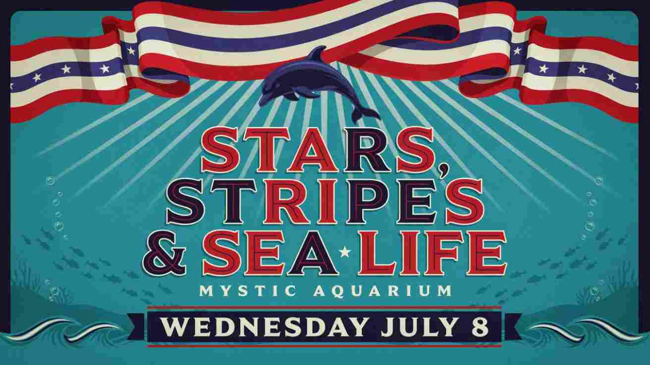 Stars Stripes and Sea Life at Mystic Aquarium Wednesday July 8