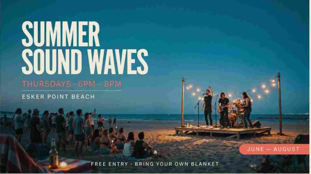 Summer Sound Waves at Esker Point Beach Thursdays 6pm to 8pm