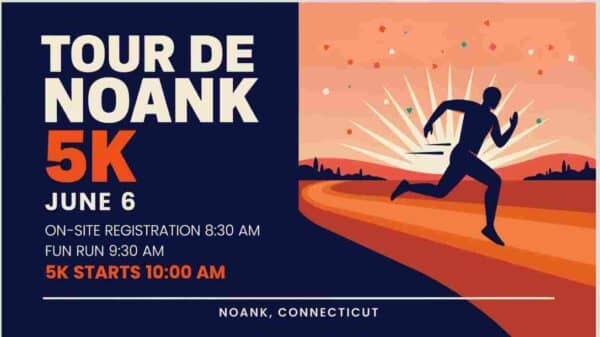 Tour De Noank 5k and Fun Run June 6 at 830 am