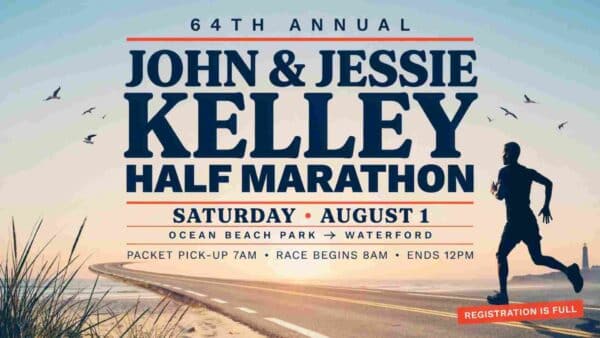 64th Annual John and Jessie Kelley Half Marathon Saturday August 1