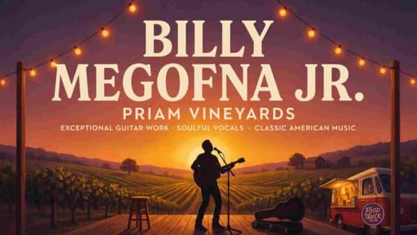 Bill Megofna JR at Priam Vineyards Sunday