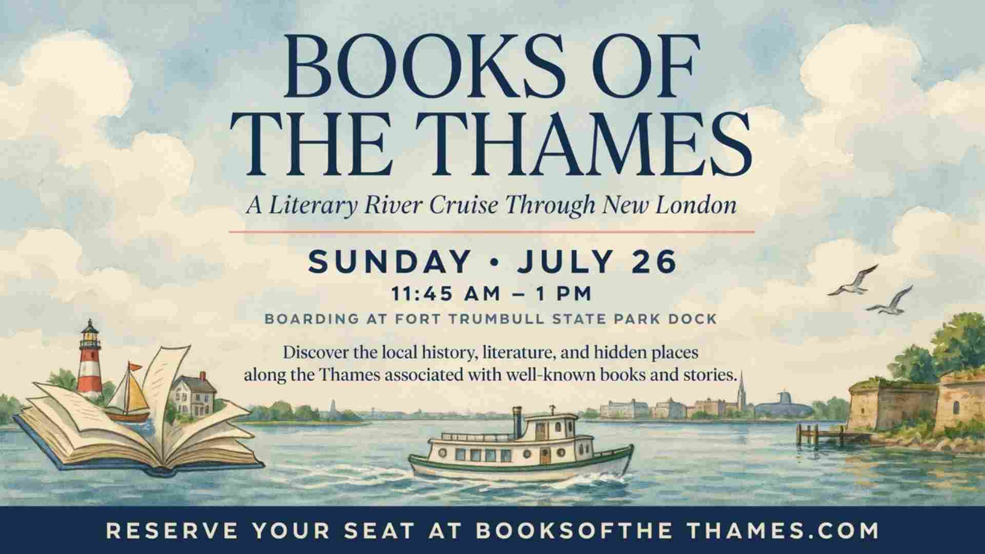 Books of the Thames Sunday July 26 1145 am - 1 pm