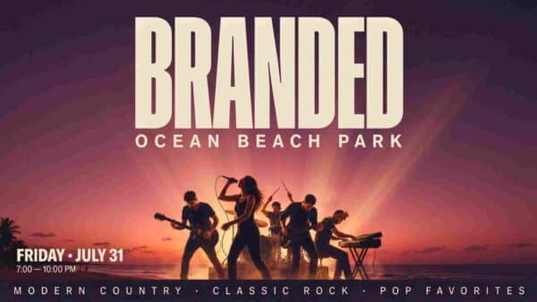 Branded at Ocean Beach Park Friday July 31 7pm - 10pm