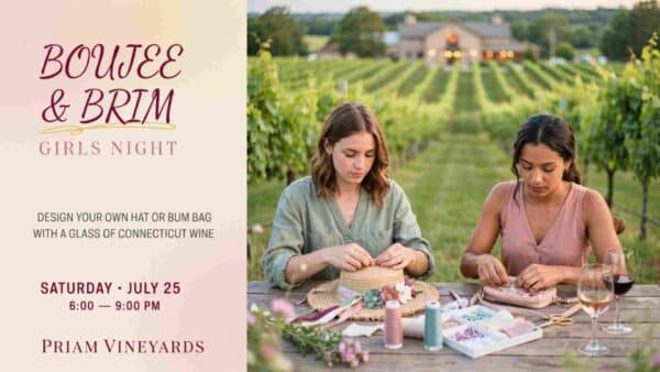 GIrls Night with Boujee and Brim at Priam Vineyards