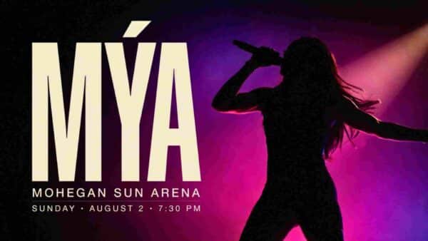 Mya at Mohegan Sun Arena Sunday August 2 at 730 pm