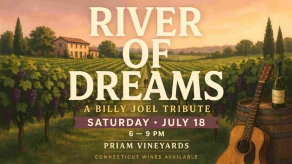 River of Dreams Billy Joel Tribute Band at Priam Vineyards Saturday July 18 6pm to 9pm