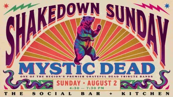 Shakedown Sunday with Mystic Dead at The Social Bar and Kitchen Sunday August 2 430 pm to 730 pm