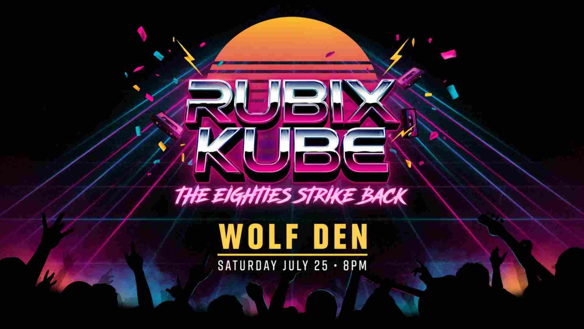 The Eighties Strike Back Show at Wolf Den Saturday July 25 8pm