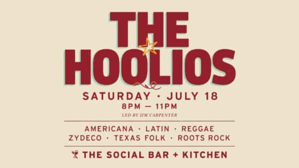 The Hoolios at The Social Bar and Kitchen Saturday July 18 8pm - 11pm