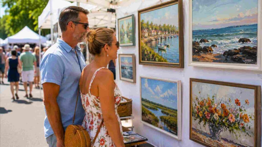Olde Mistick Village Art Show