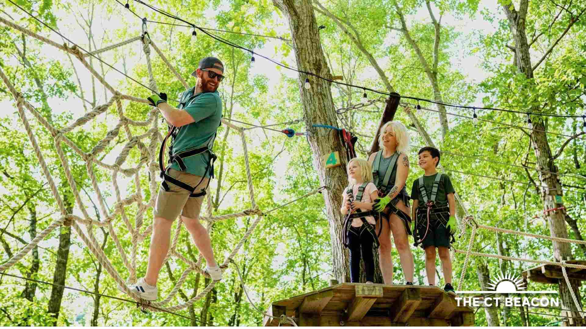 Family Day Summer Finale at TreeTrails Adventures Mystic.