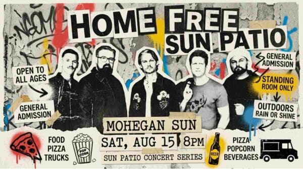 Home Free at Sun Patio award winning country a cappela group Saturday August 15 8pm
