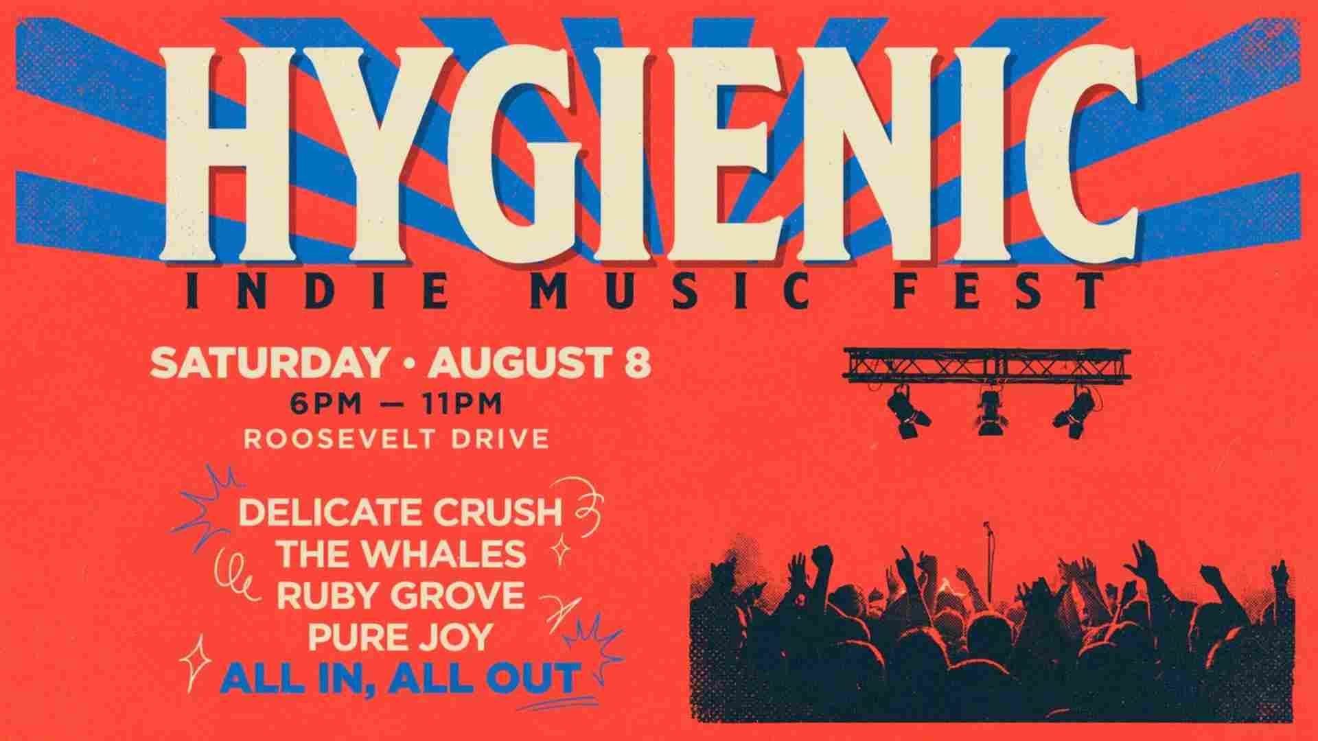 Hygenic Art Indie Music Fest Saturday August 8 6pm - 11pm