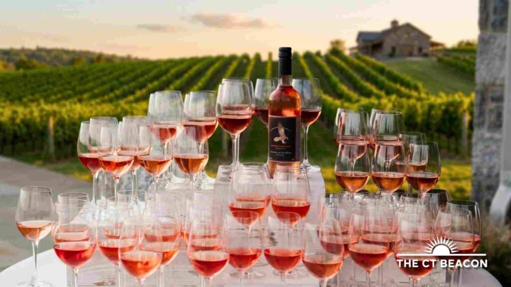 Mystic Aquariums Summer Pour Tour at Kingdom of the Hawk Vineyard