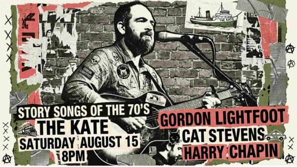 Story Songs of the 70s at The Kate Saturday August 15 8pm
