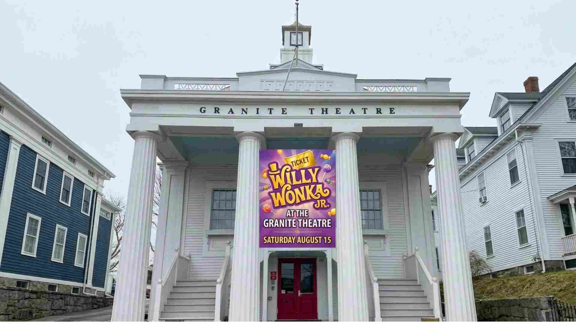 Willy Wonka Jr at the Granite Theatre Saturday August 15