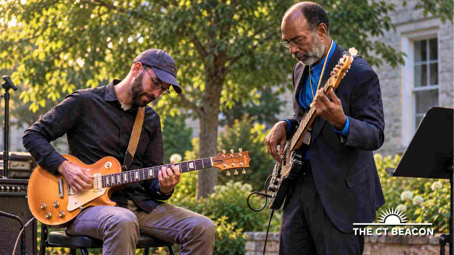 Concert on the Green Adam Lomeo and Marcus McLaurine Closes La Gruas Outdoor Season With Jazz in Stonington Borough