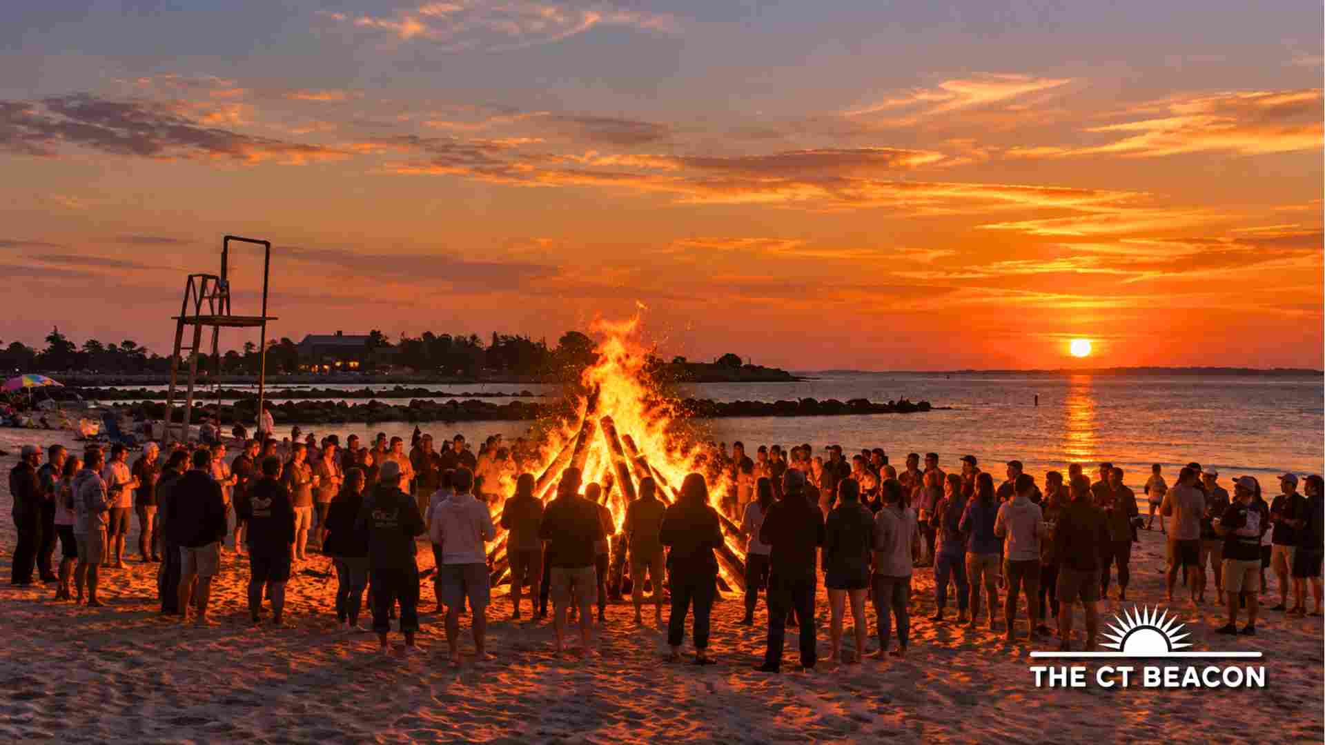 End of Summer Bonfire at the Beach Brings The Hoolios Food Trucks and Giant Flames to Eastern Point