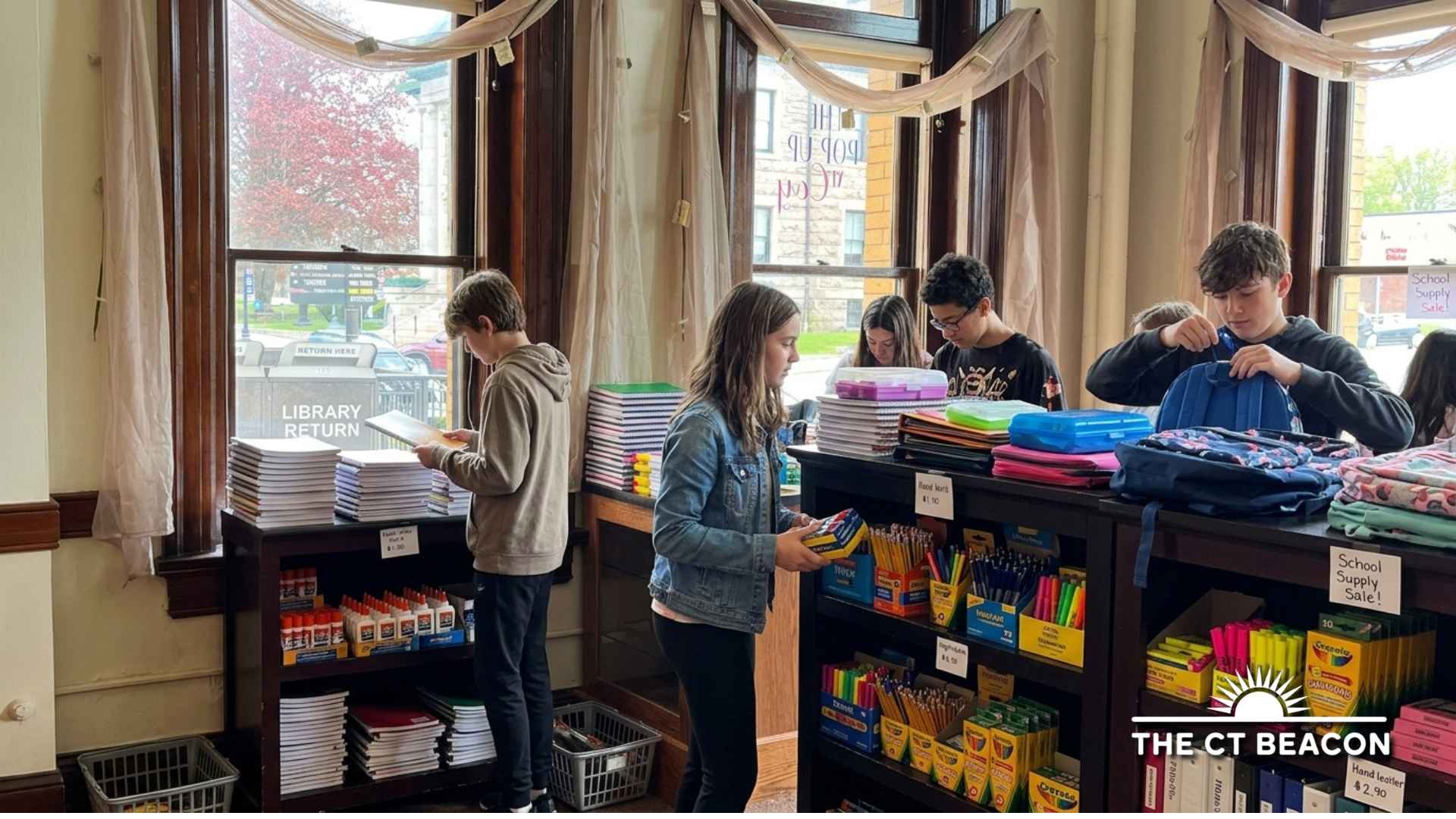 Free School Supply Shop at Westerly Library