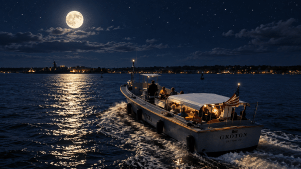 Full Harvest Moon Cruise Puts New Londons Waterfront Under the September Moon